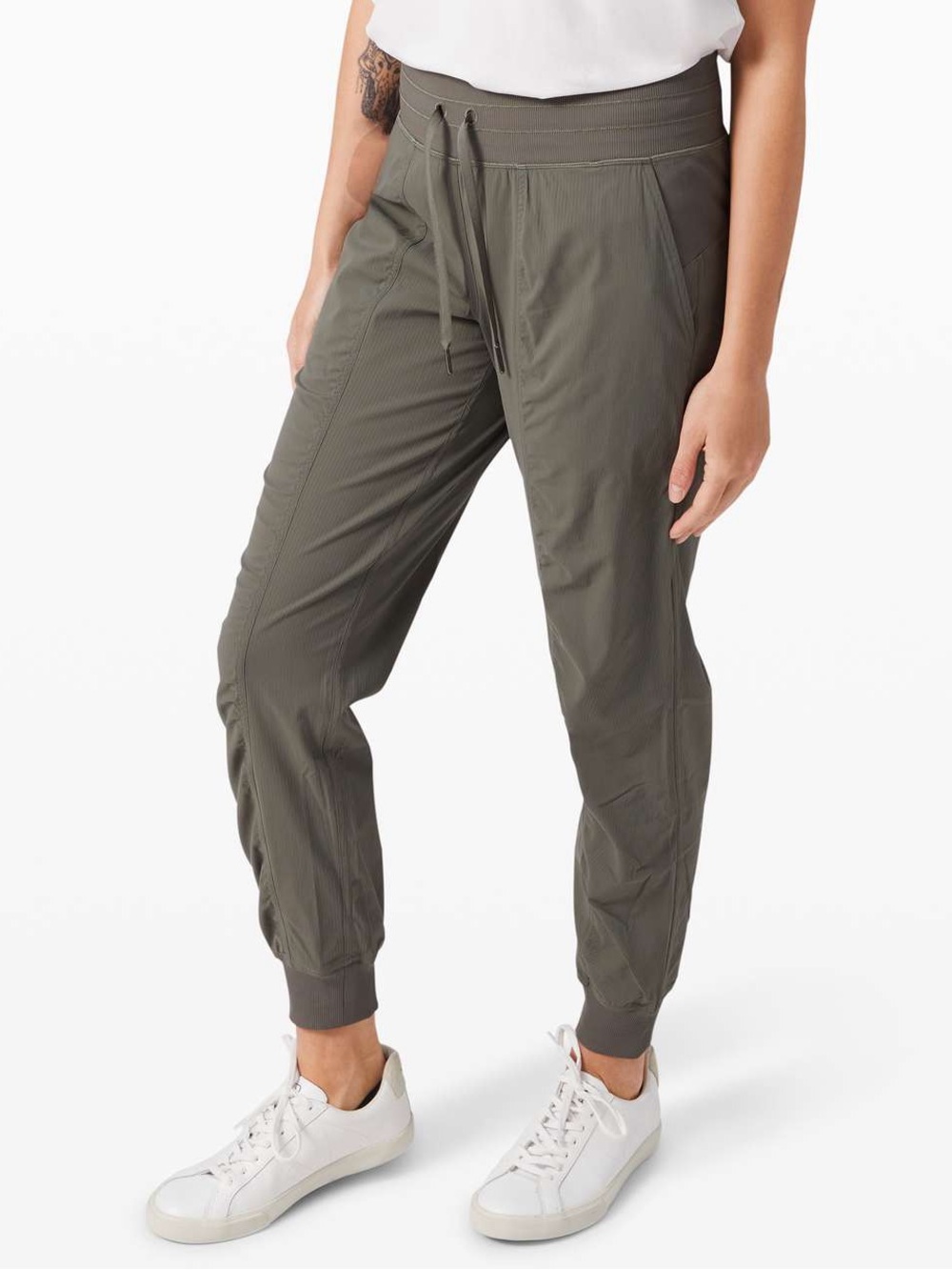 Lululemon Dance Studio Joggers Size 14 Olive Green